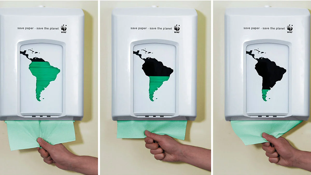 save paper, mão, papel, consumo, wwf
