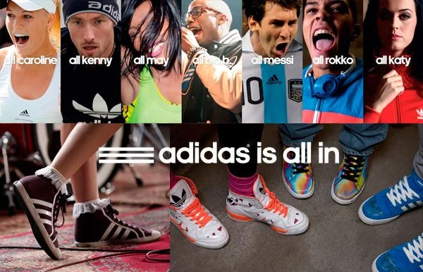 imagem campanha adidas is all in