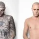 Zombie Boy antes e depois em campanha para a Dermablend "Go Beyond The Cover"
