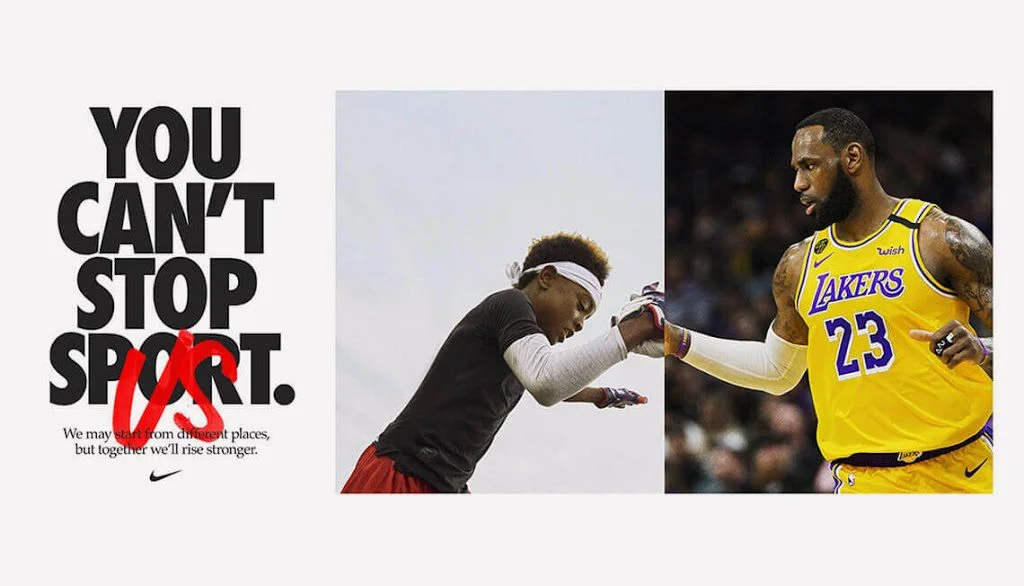 video campanha Nike You can't stop
