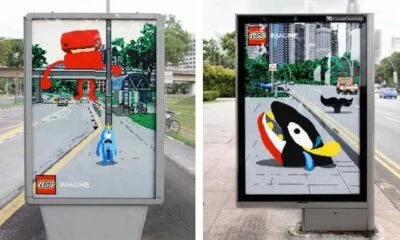 outdoors lego, rua, outdoor, anúncio