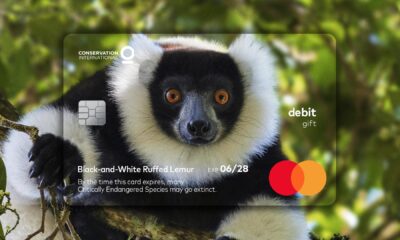 cartão lemur mastercard animais em extinção