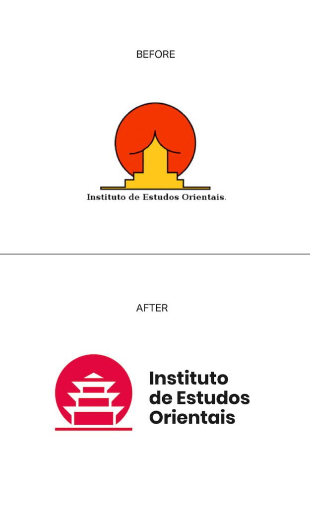 Redesign da logo Instituto de Estudos Orientais - Universidade de Santa Catarina