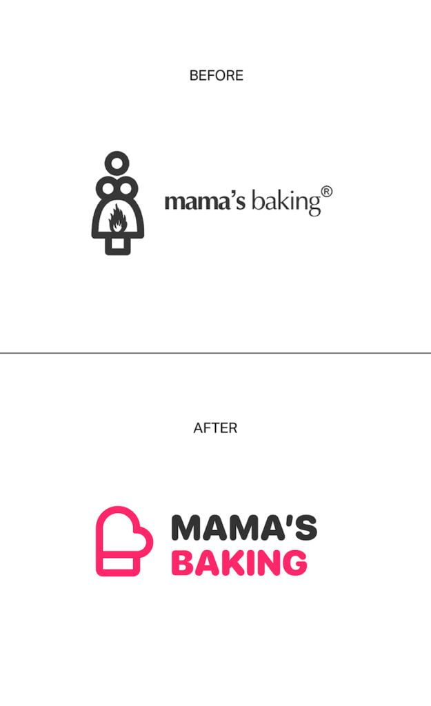 Redesign da logo Mama's Baking