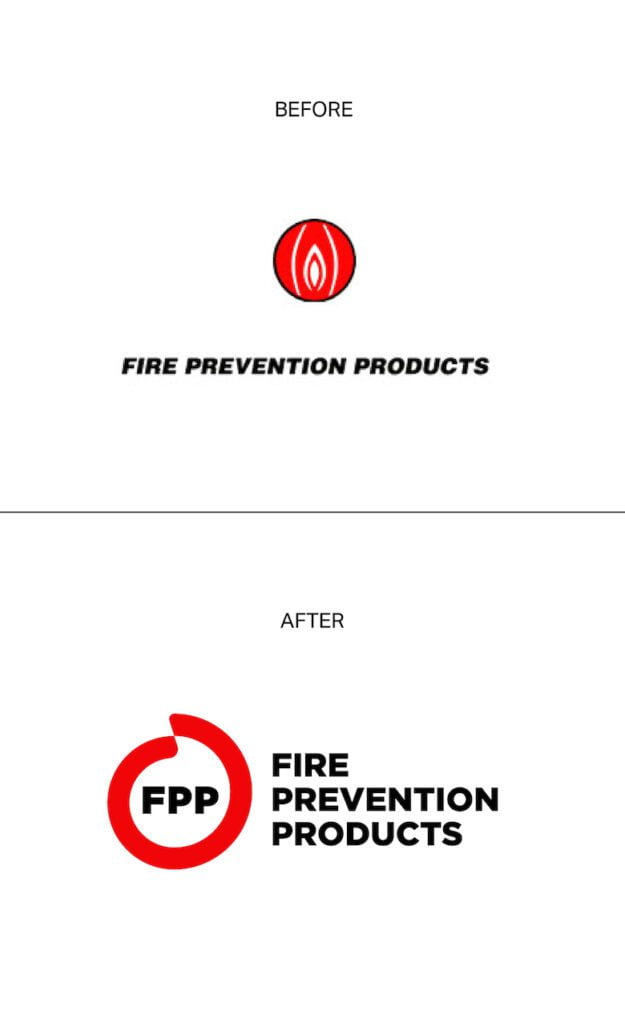 Redesign da logo Fire Prevention Products