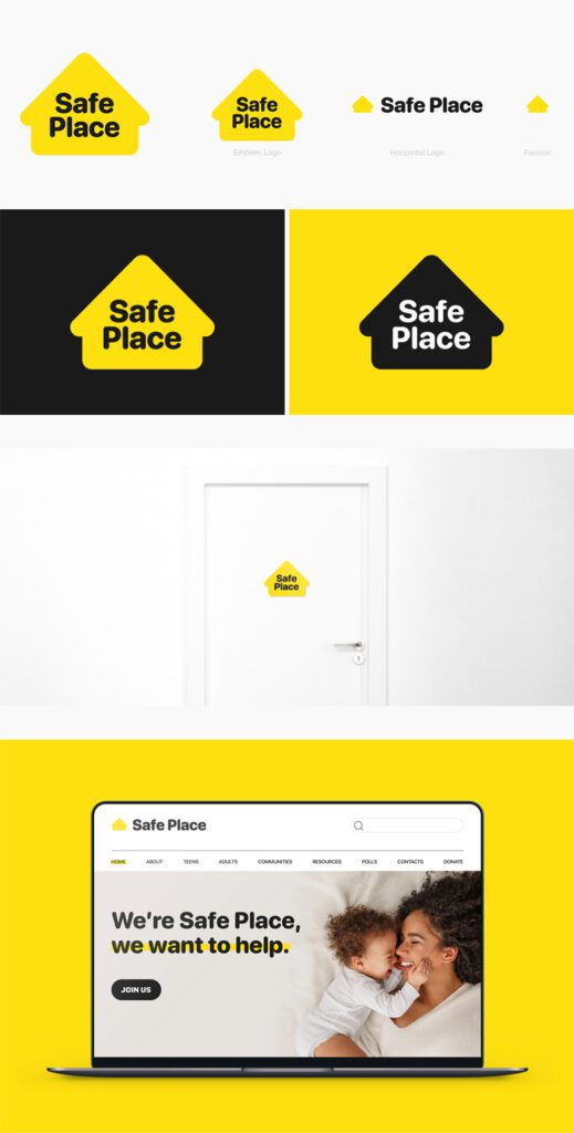 Redesign da logo Safe Place