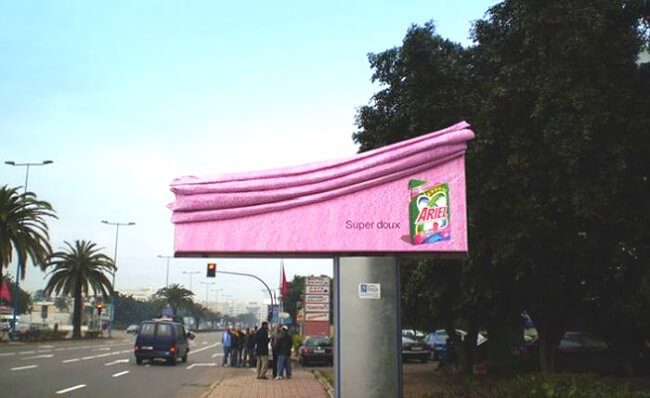 creative billboards outdoor ads ariel