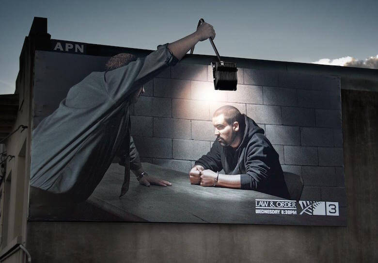 creative billboards outdoor ads law and order