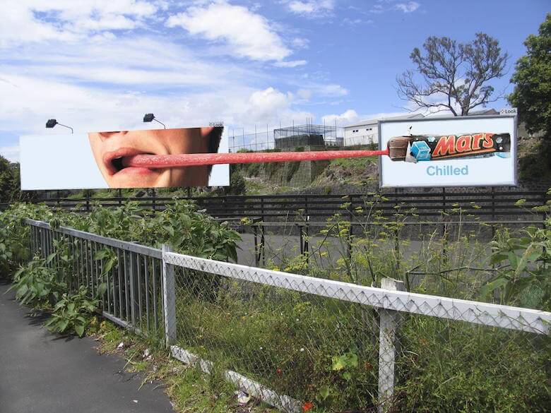 creative billboards outdoor ads mars