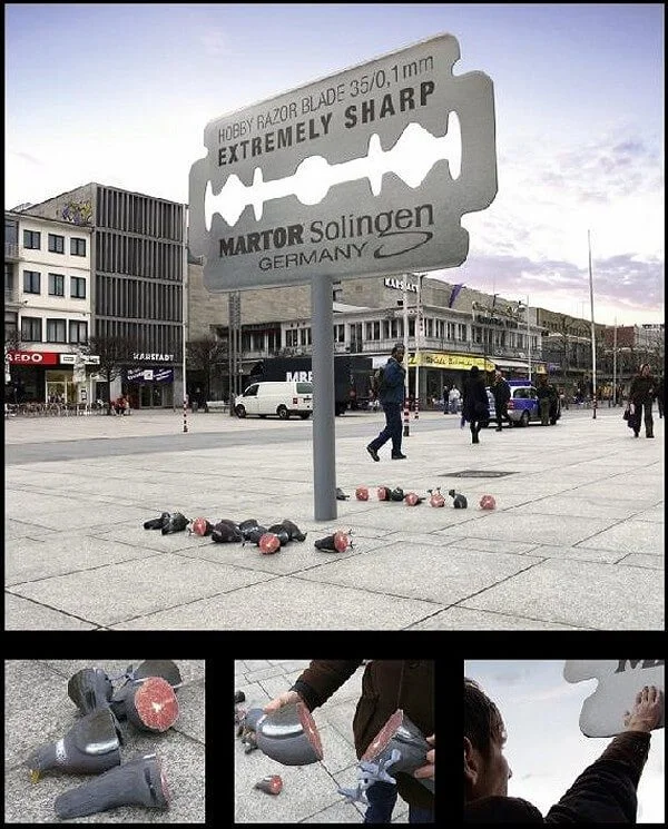 creative billboards outdoor ads martor solingen