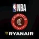 logo NBA, Rynair, Chipole no TikTok