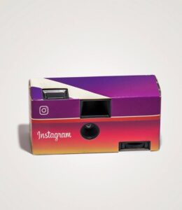 maquina fotografica descartável instagram