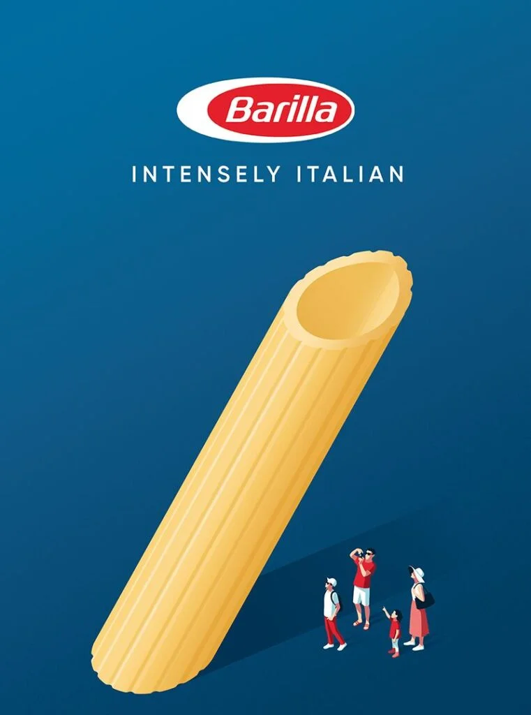 anuncio macarrão Barilla
