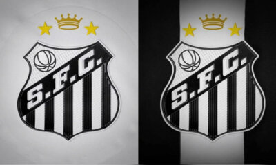 Santos apresenta novo escudo com homenagem a Pelé