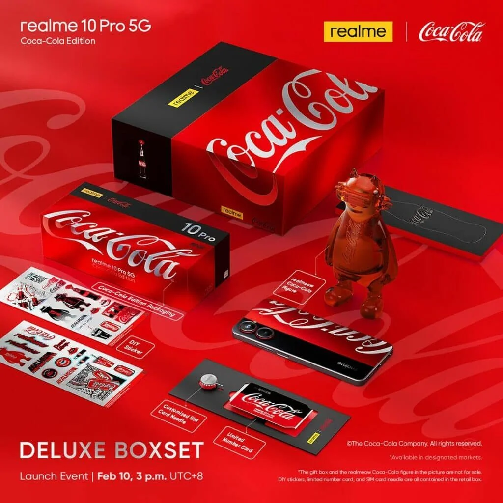 coca-cola, celular, realme