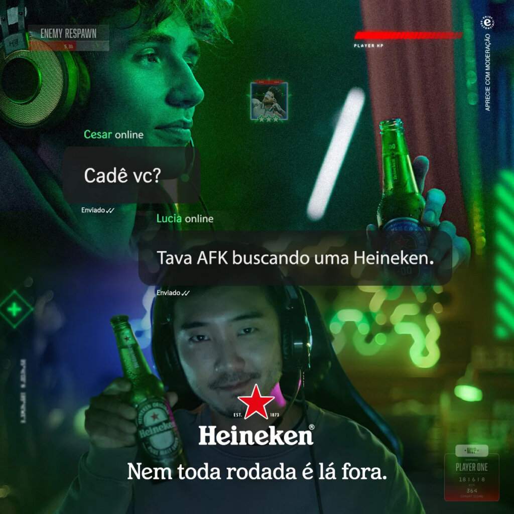 Heineken no universo gamer