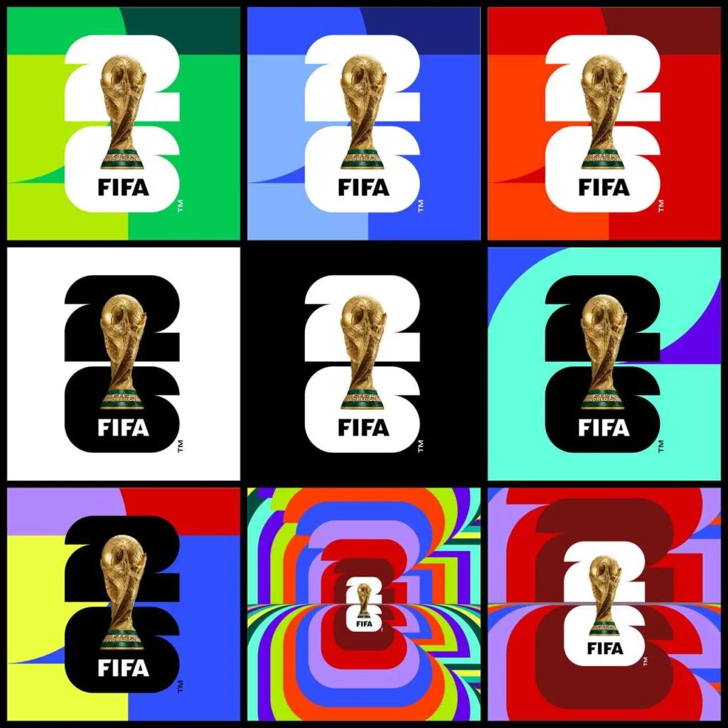 Logotipo oficial da Copa do Mundo 2026