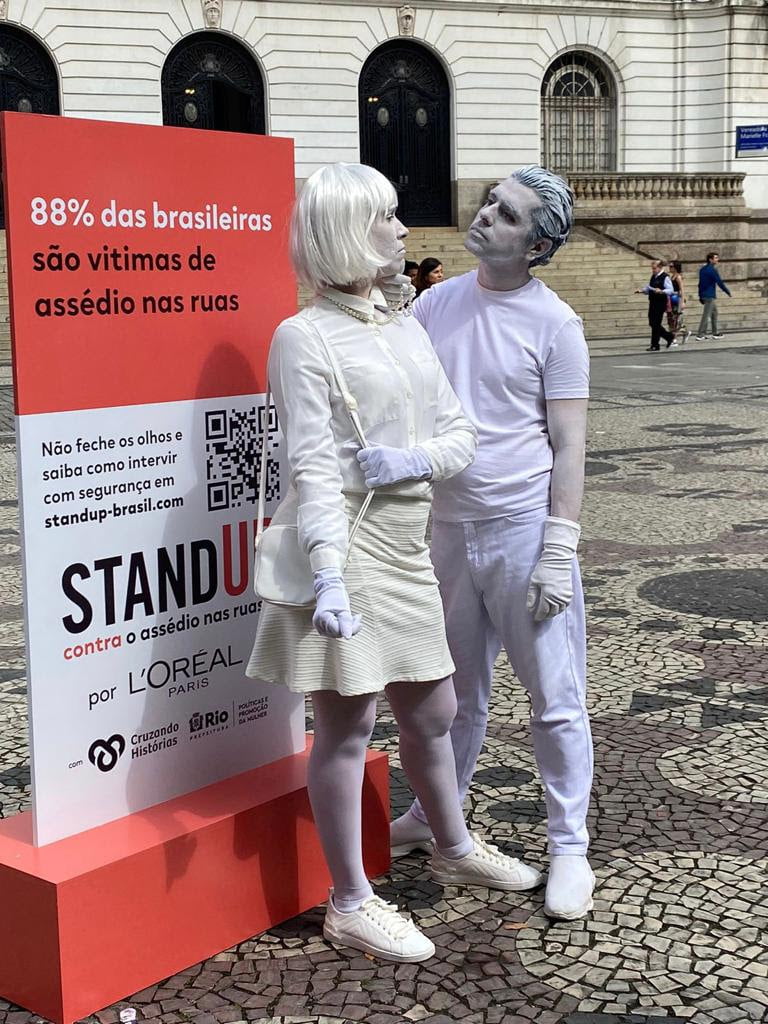 L'Oréal Paris e ONG Right To Be Promovem Ativação Contra o Assédio nas Ruas
