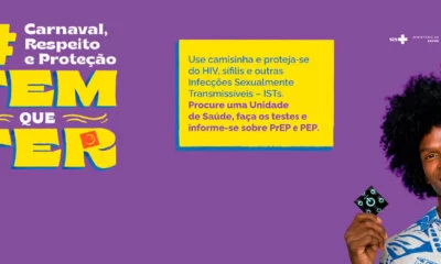 Ministério da Saúde lança caxmpanha de carnaval com foco na prevenção às infecções sexualmente transmissíveis