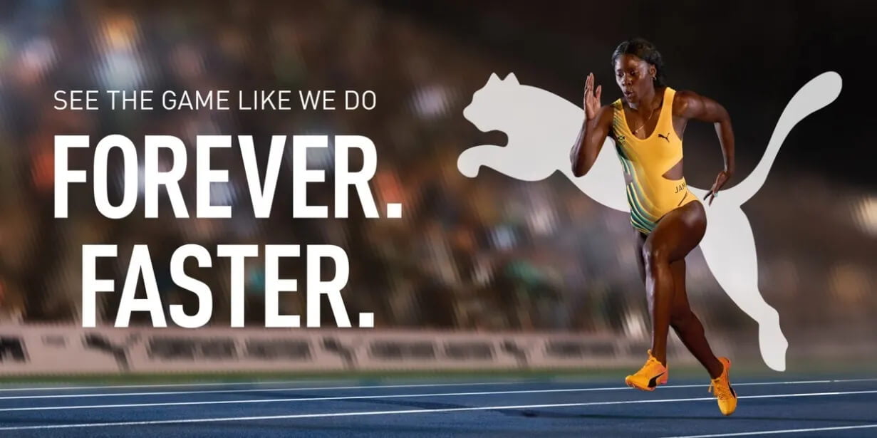 PUMA: FOREVER܂FASTER. See The Game Like We Do