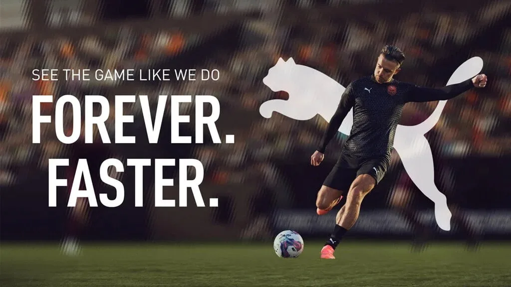 PUMA: FOREVER܂FASTER. See The Game Like We Do