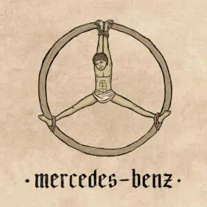 Logos de marcas famosas redesenhadas em estilo medieval por @ilya_stallone_artist