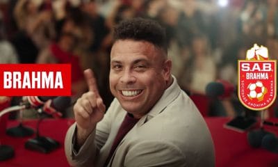Brahma lança com Ronaldo a campanha Sociedade Anônima Brahma (SAB) que conecta consumo ao apoio aos clubes de futebol.