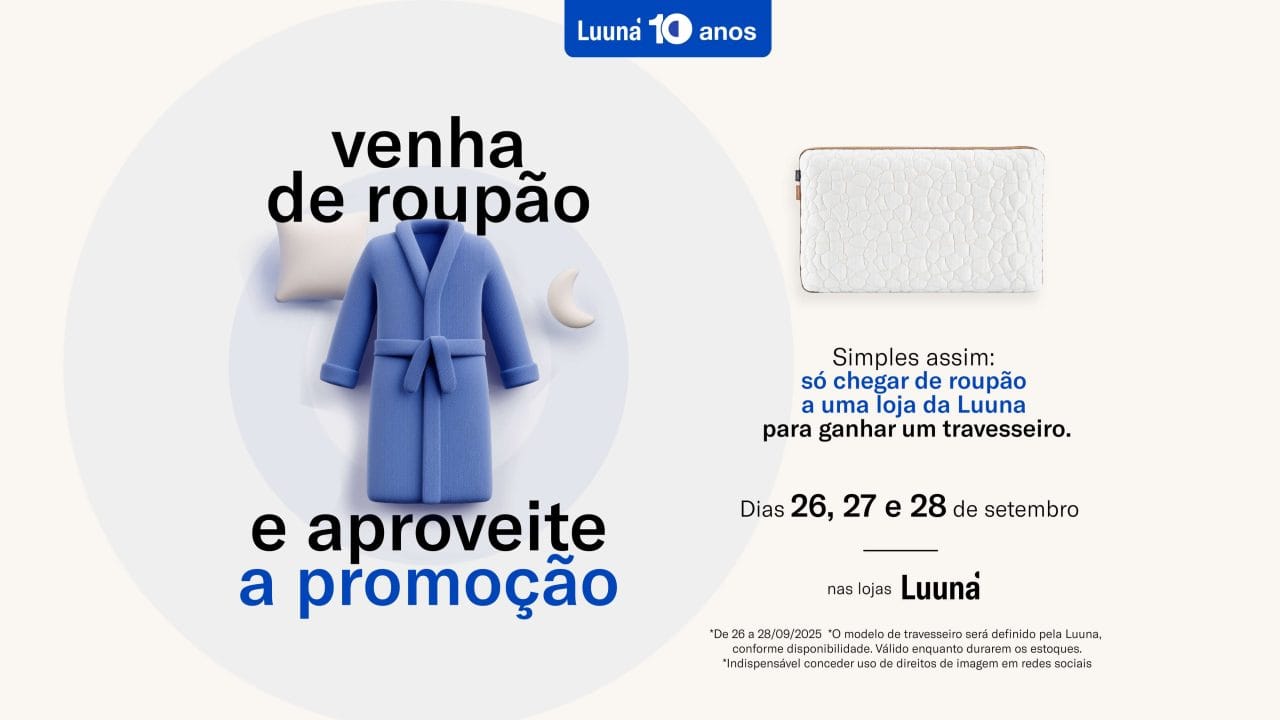 Luuna travesseiro grátis clientes de roupão