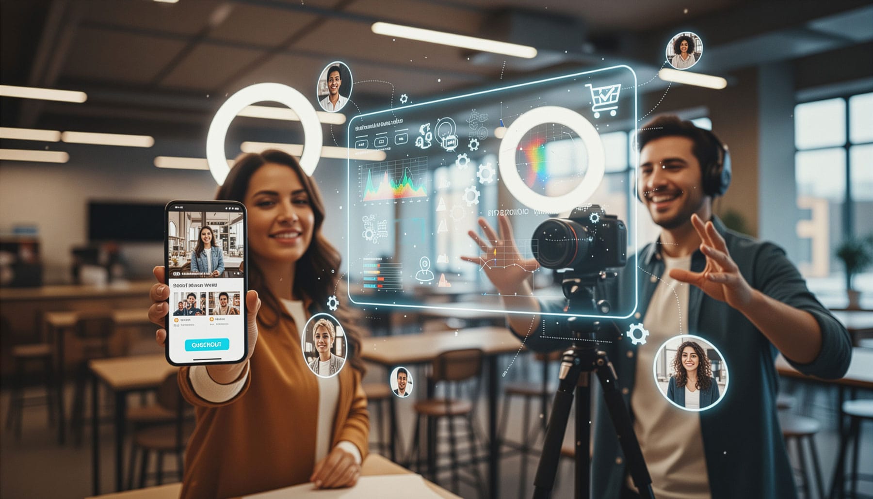tendências do marketing digital em 2025 com IA, vídeos curtos e social commerce