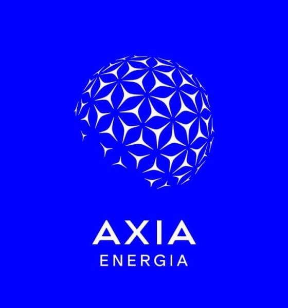 Nova logo da Axia Energia, antiga Eletrobras