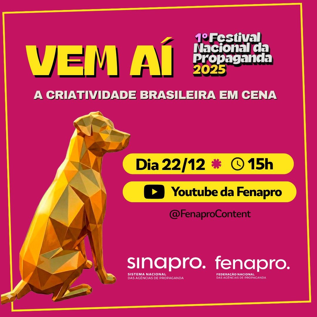 Festival Nacional da Propaganda apresenta troféu Cachorro Caramelo