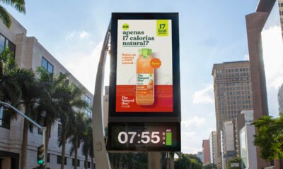 Campanha Natural One Fresh criada pela monkey-land destacando bebida saudável sem açúcar