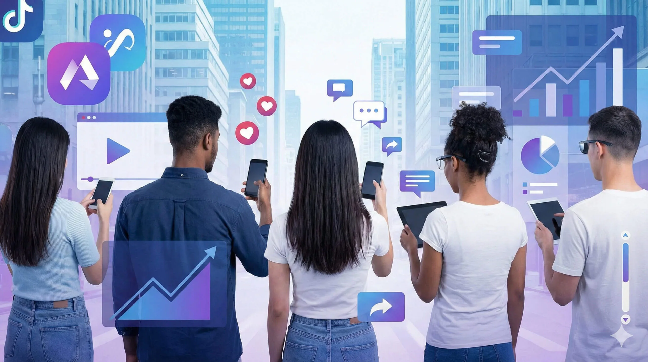 Geração Z interagindo com publicidade digital em 2026