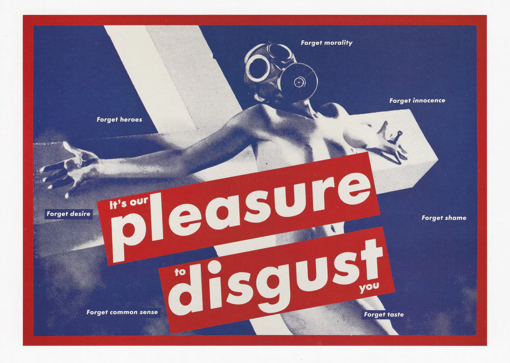 Barbara Kruger artista que influenciou o design e a estética da publicidade