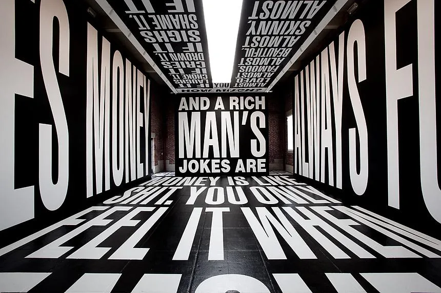Barbara Kruger artista que influenciou o design e a estética da publicidade