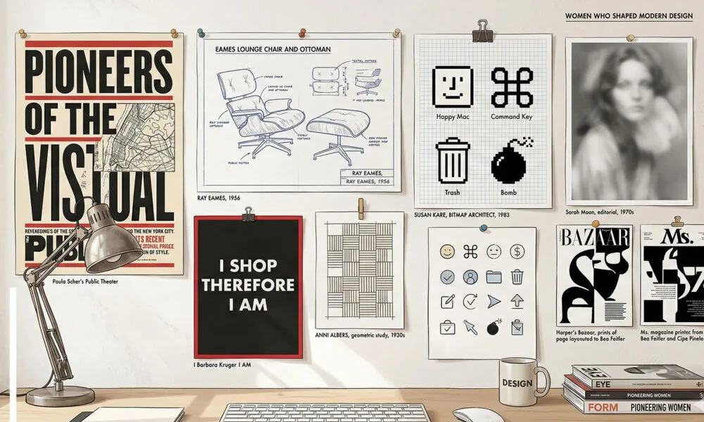 referências de design e criatividade usadas na publicidade e no design gráfico