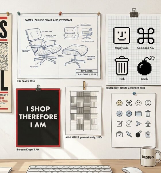 referências de design e criatividade usadas na publicidade e no design gráfico