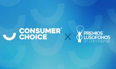 Logo da ConsumerChoice e dos Prémios Lusófonos da Criatividade lado a lado