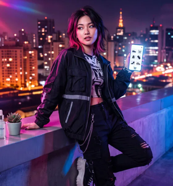 Foto em estilo K-pop representando o impacto da cultura oriental no Brasil sobre consumo e marketing