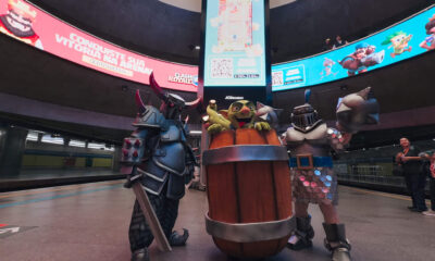 Sé Royale: Clash Royale ocupa a Estação Sé do Metrô